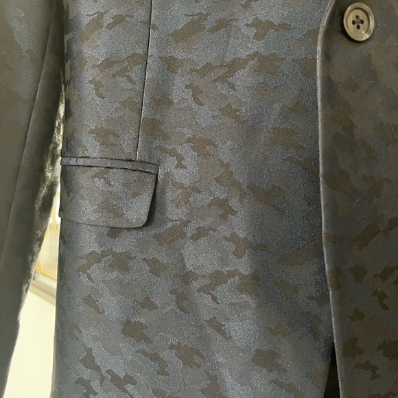 J. Ferrar Navy Camp Tux Jacket - Picture 2 of 4